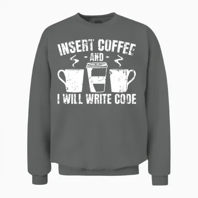 Programmer Funny Joke Unisex Sweatshirt - Graphite Heather