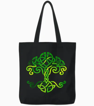 Irland Geschenk Flagge Ireland Vintage St. Patricks Day Tote Bags - Black