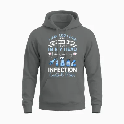 Infection Control Nurse Unisex Hoodie - Graphite Heather
