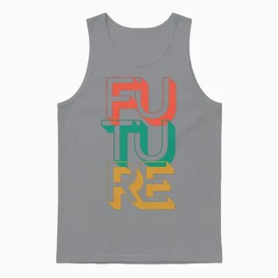 Retro Future Unisex Tank Top - Sport Grey