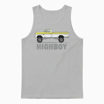 Highboy Tampico Yellow Unisex Tank Top - Ash