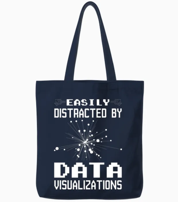 Machine Learning and Ai Mastery Design Tote Bags in Navy