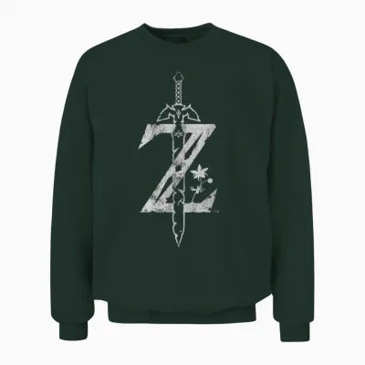 Zelda Breath of the Wild Logo Unisex Sweatshirt - Forest
