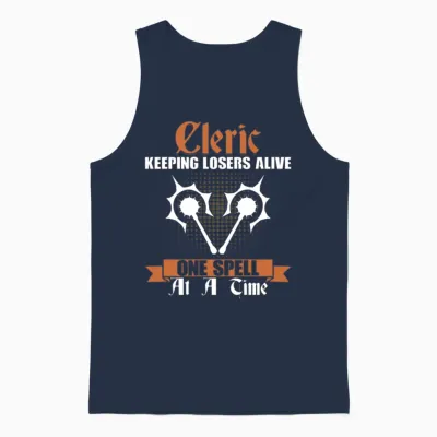 Funny Larp Unisex Tank Top - Navy