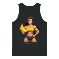 Designs for Fitness Enthusiasts, Strong and Sweet Unisex Tank Top - Black – 1