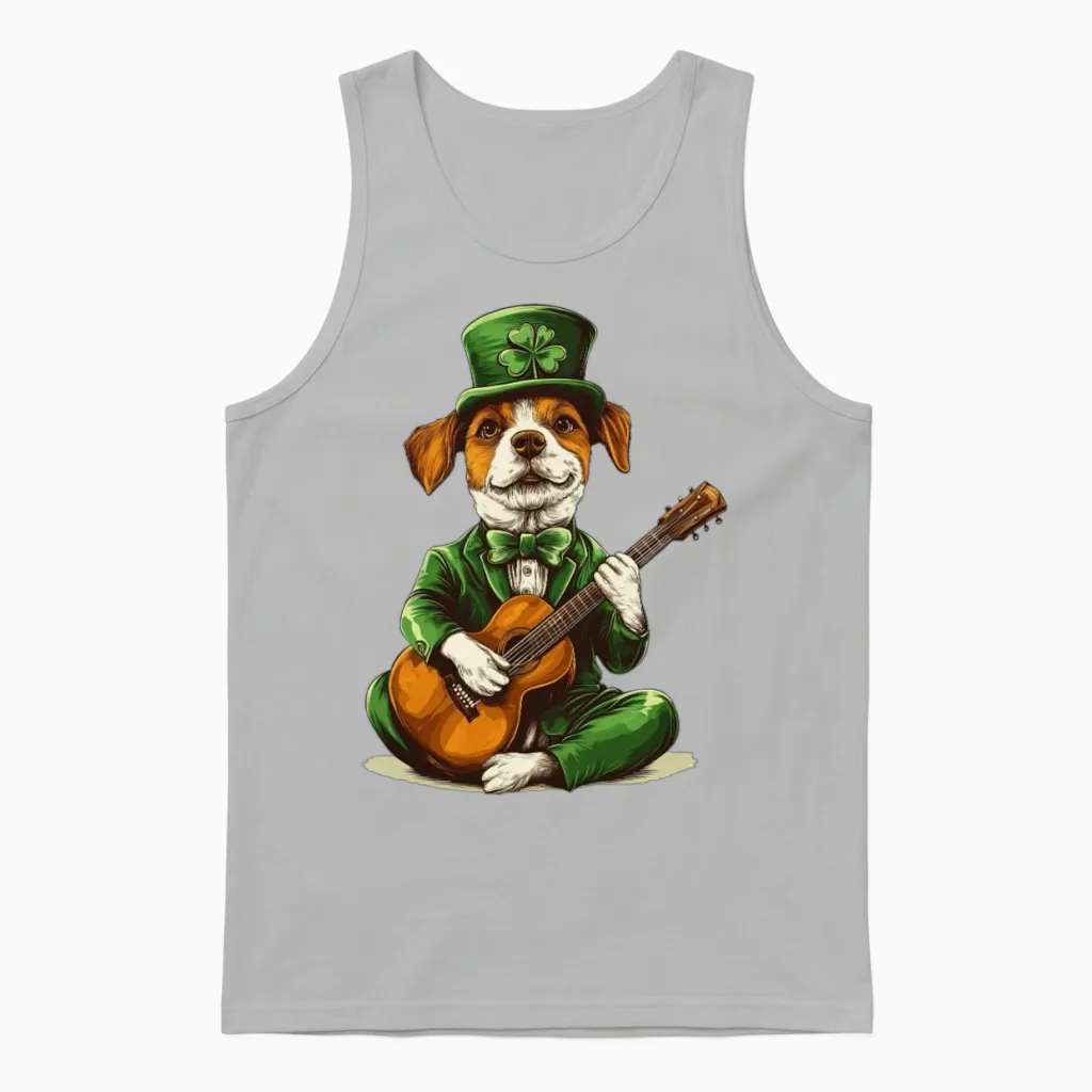 Dog Lovers Unisex Tank Top in Ash