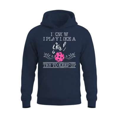 Do You Know Ernie Outdoor Pickleball Saying Fun Gi Unisex Hoodie - Navy