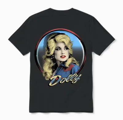 Dolly Parton Western Unisex T-Shirt - Black