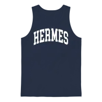 Hermes Unisex Tank Top - Navy – 1
