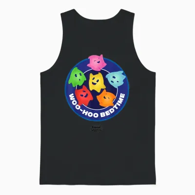 The Super Mario Galaxy Movie Lumas Woo-Hoo Bedtime Unisex Tank Top - Black