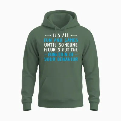 Funny Behavioral Psychologist Unisex Hoodie - Military Green
