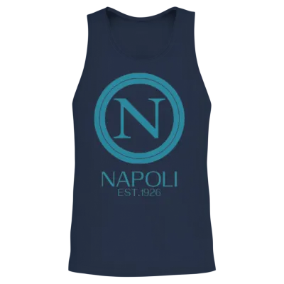 Napoli Italy Blue Unisex Tank Top - Navy