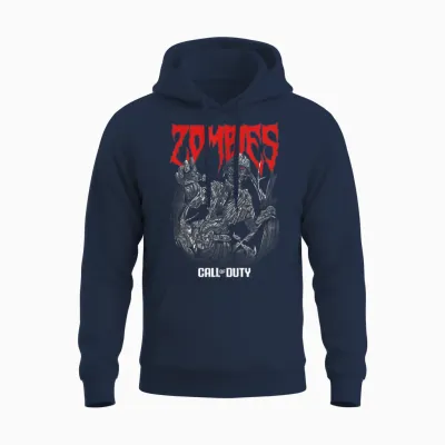 Call of Duty Zombies Gaming Unisex Hoodie - Navy