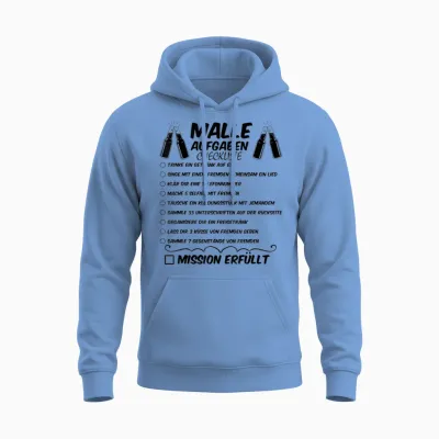 Mallorca Holiday Malle Group T-Shirt, White Unisex Hoodie - Carolina Blue
