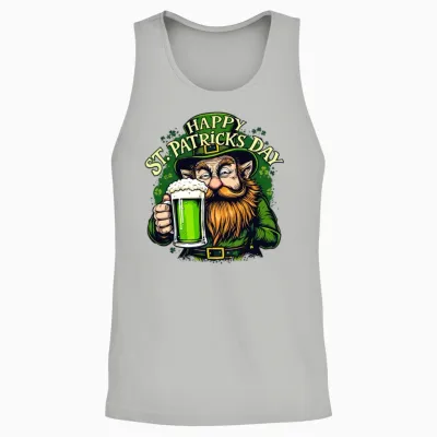 St Patrick S Day Unisex Tank Top - Ash