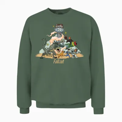 Fallout - New Vegas Unisex Sweatshirt - Military Green