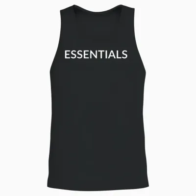Essentials Unisex Tank Top - Black