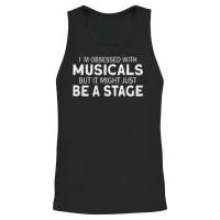 Theater Teacher Drama Teacher Theater Nerd Actor Unisex Tank Top - Black – 2