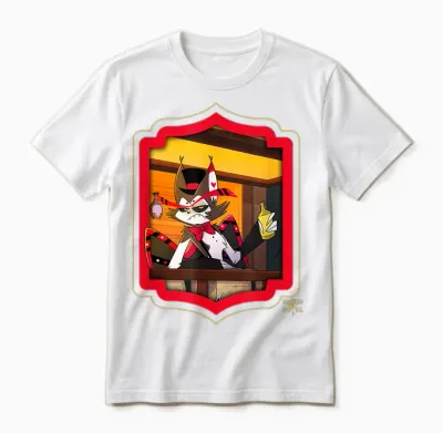 Hazbin Hotel - Husk Unisex T-Shirt - White