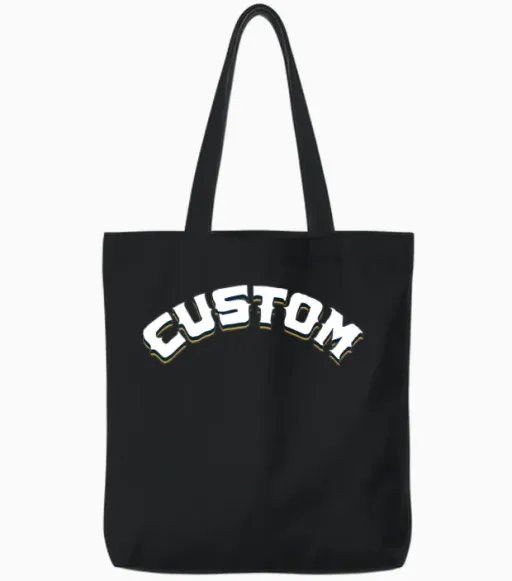 Custom Tote Bags in Black
