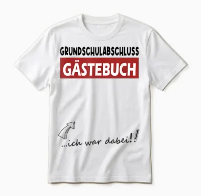 Grundschule Geschafft Grundschulabschluss Gästebuch 4 Klasse Unisex T-Shirt - White