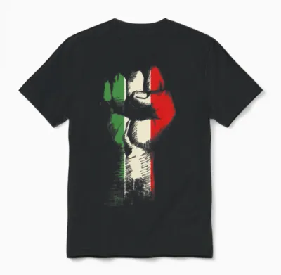 Italy Unisex T-Shirt - Black