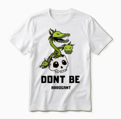 Don't Be Arrogant Unisex T-Shirt - White