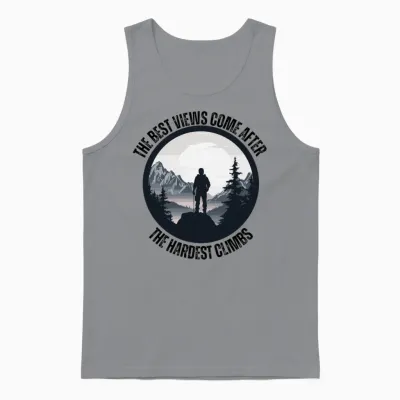 Hiking Unisex Tank Top - Sport Grey