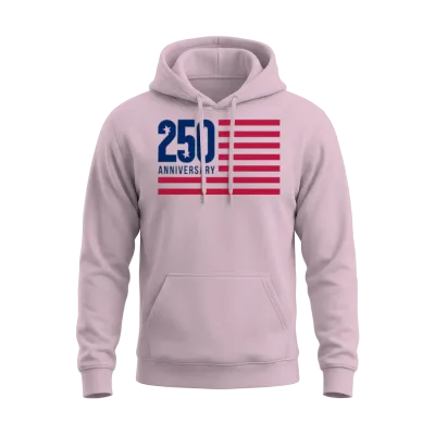 250 Anniversary Unisex Hoodie - Light Pink
