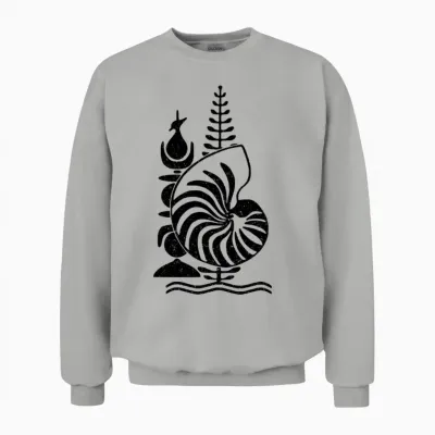Drapeau Du Symbole De La Calédonie Manche Longue Unisex Sweatshirt - Ash