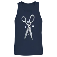 Women Unisex Tank Top - Navy – 2