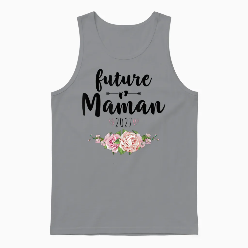 Annonce Grossesse Bientot Maman Unisex Tank Top in Sport Grey