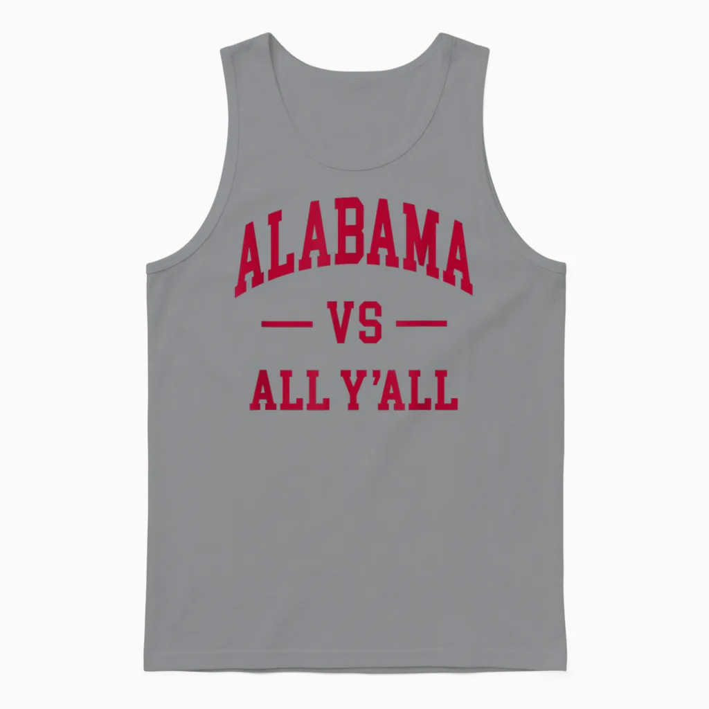 Alabama - Throwback Design - Classic Unisex Tank Top in Sport Grey