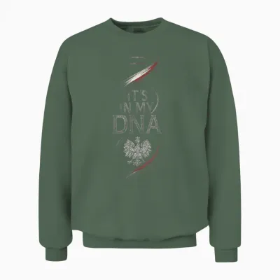 It's in My Dna - Polska Poland Polish Roots Unisex Sweatshirt - Military Green