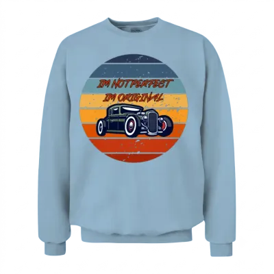 Retro Car Unisex Sweatshirt - Light Blue