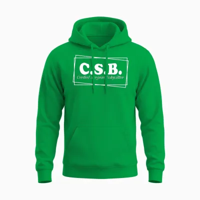 Funny Certified Surgeon Babysitter Csb, Nurse Unisex Hoodie - Irish Green