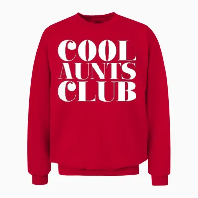 Cool Aunts Club - Like Your Mom Only Cooler (back Print) Unisex Sweatshirt - Red