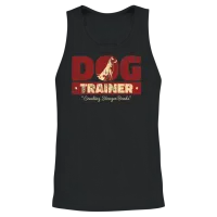 Dog Trainer Lovers Unisex Tank Top - Black – 2