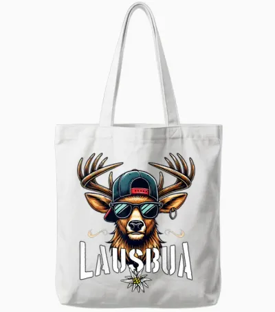 Lausbua T-Shirt Men's Costume Shirt Children's Boys Costume Tote Bags - White