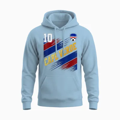 Cape Verde Flag Cape Verdean Pride Unisex Hoodie - Light Blue
