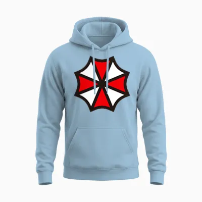 Resident Evil Umbrella Unisex Hoodie - Light Blue