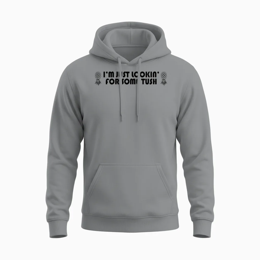 Funny Swinger Slogan Merchandise Unisex Hoodie in Sport Grey