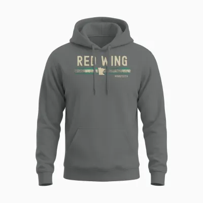 Red Wing Mn | Minnesota Unisex Hoodie - Graphite Heather