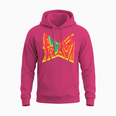 No Problem Graffiti Unisex Hoodie - Heliconia