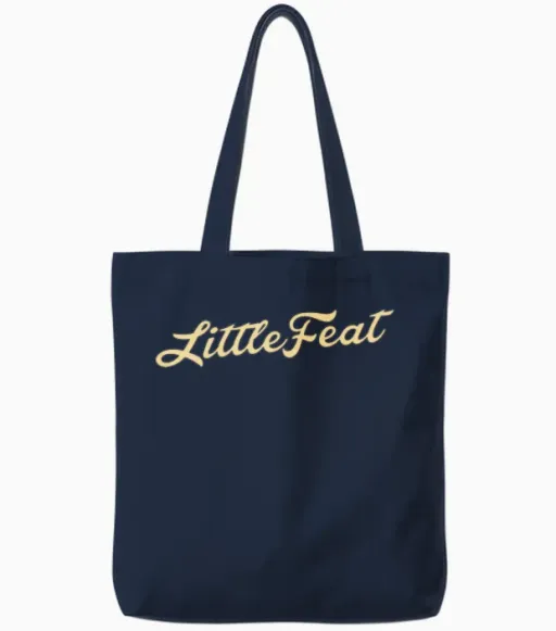 Little Feat Tote Bags in Navy