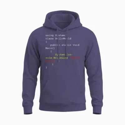 Programmer Coder Unisex Hoodie - Heather Sport Dark Navy