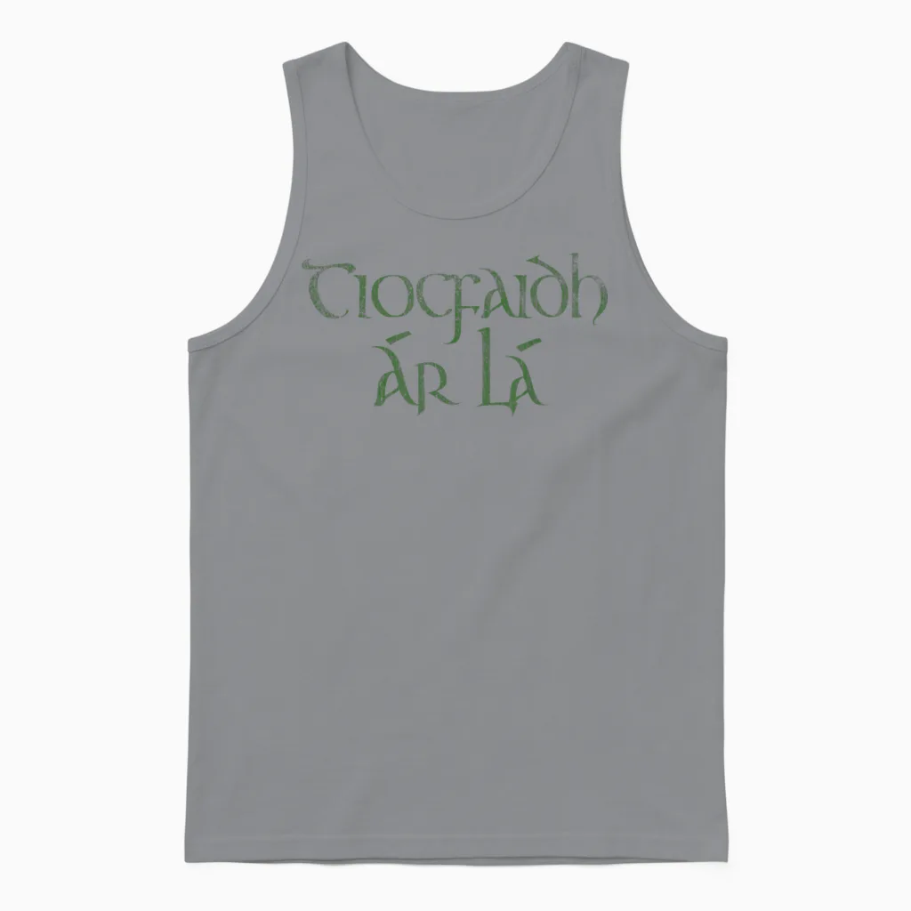Tiocfaidh Ar La Irischer Republikaner Unisex Tank Top in Sport Grey