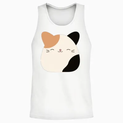 Cam the Cat Squishmallow Unisex Tank Top - White