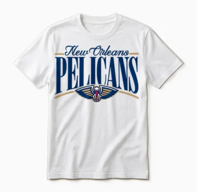 Nba - Logo De La New Orleans Pelicans Unisex T-Shirt - White