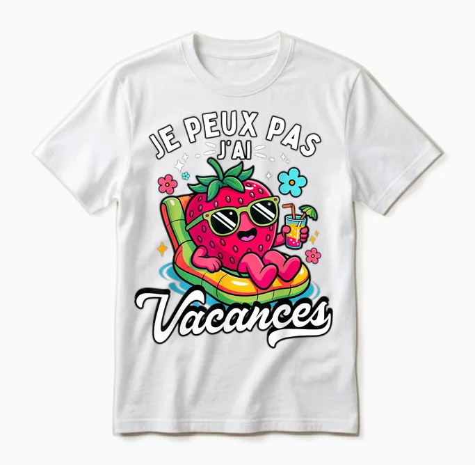 Fraise Drôle Lunettes De Soleil Cadeau Vacances Humour 2026 Unisex T-Shirt in White